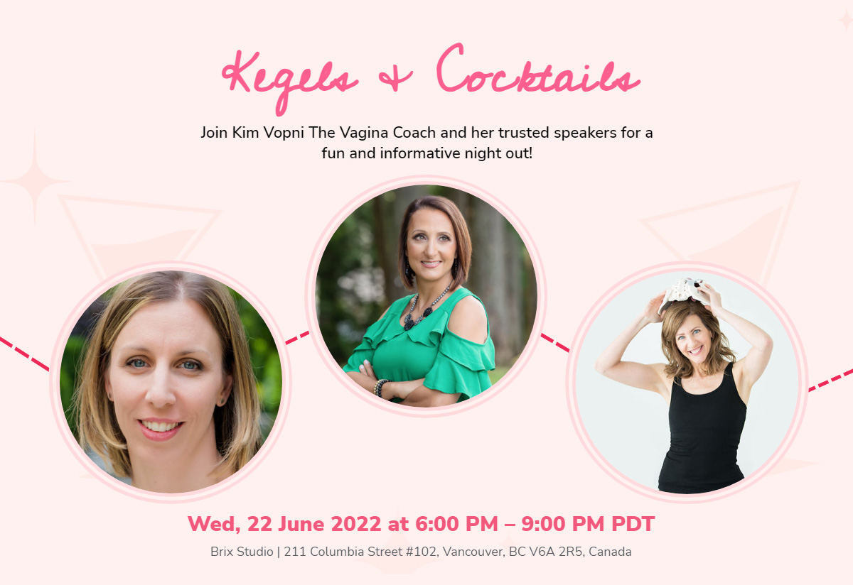 Kegels & Cocktails June 22 Event